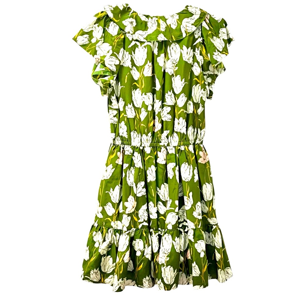 Trovata Olive Floral Ruffle Mini Dress - Picture 3 of 13